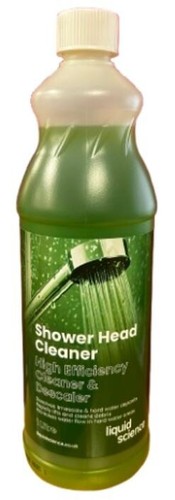 Shower head limescale - head,